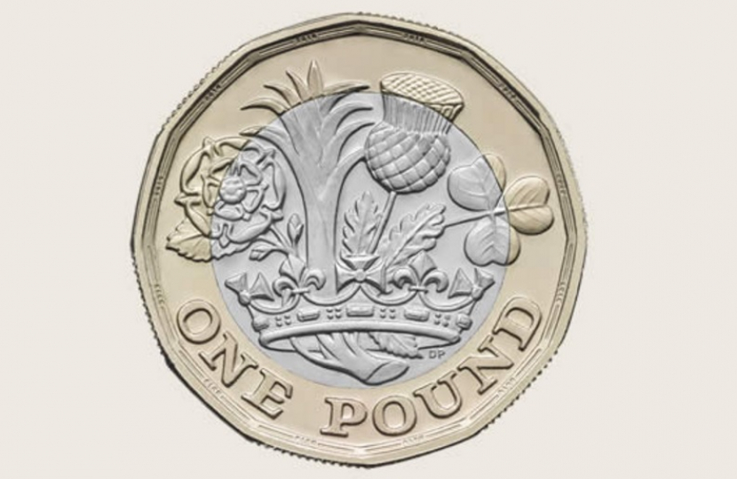 The new 12 sided £1 coin