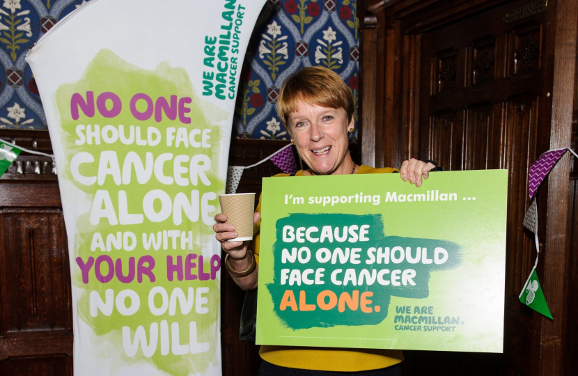 Caroline supports the Worlds Biggest Coffee Morning in Parliament