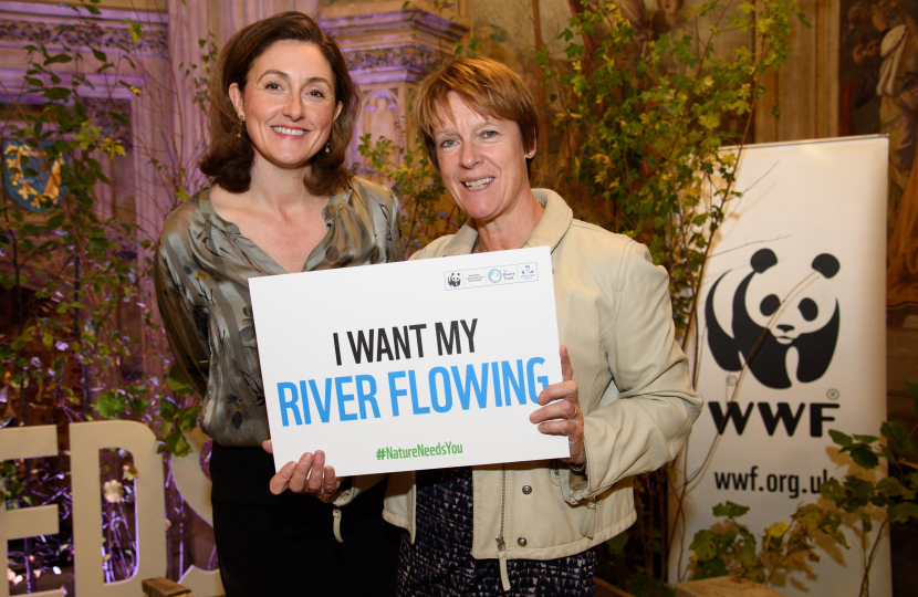 Caroline supports the WWF River Runs Through It Campaign