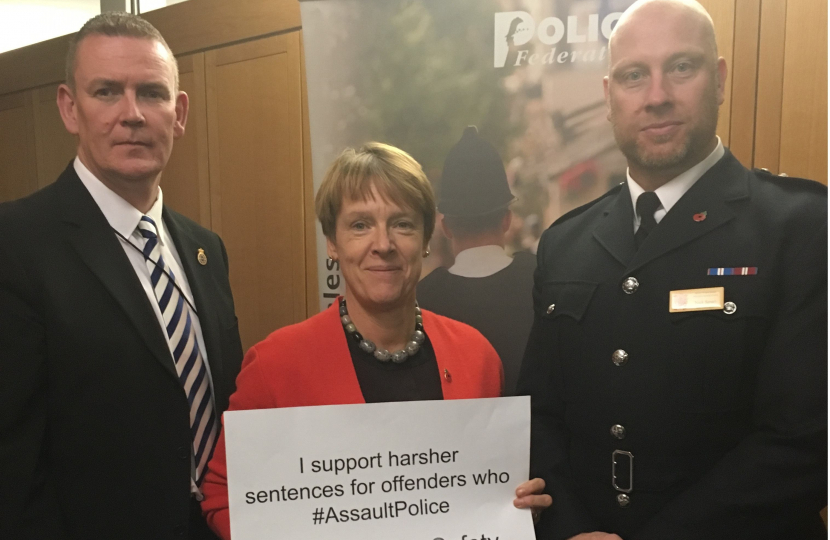 Caroline met with the Police Federation in 2017