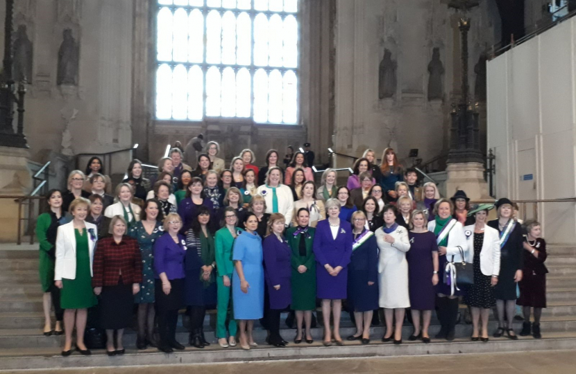 Conservative MPs commemorate the 100th Anniversary of Women's Suffrage