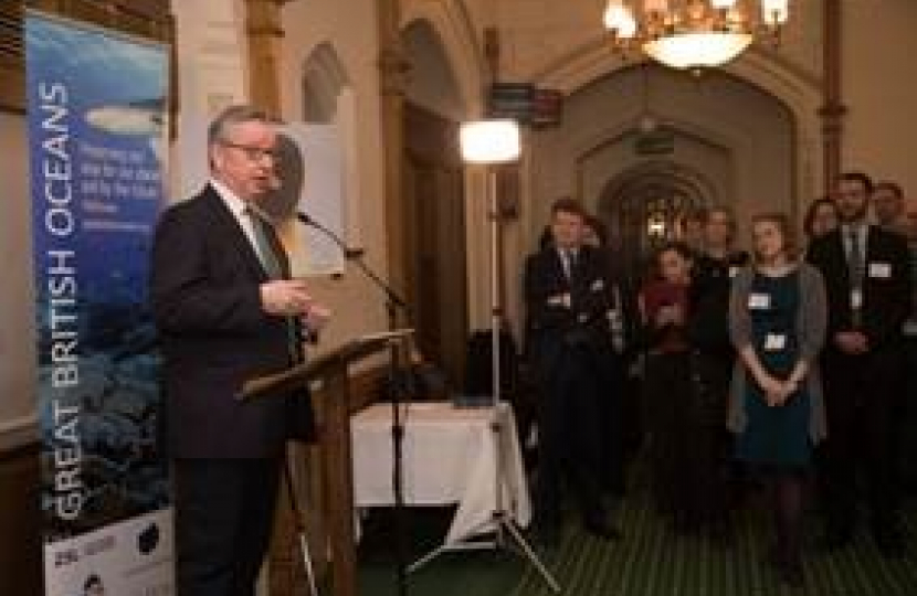 Environment Secretary, Michael Gove, attended the campaign reception