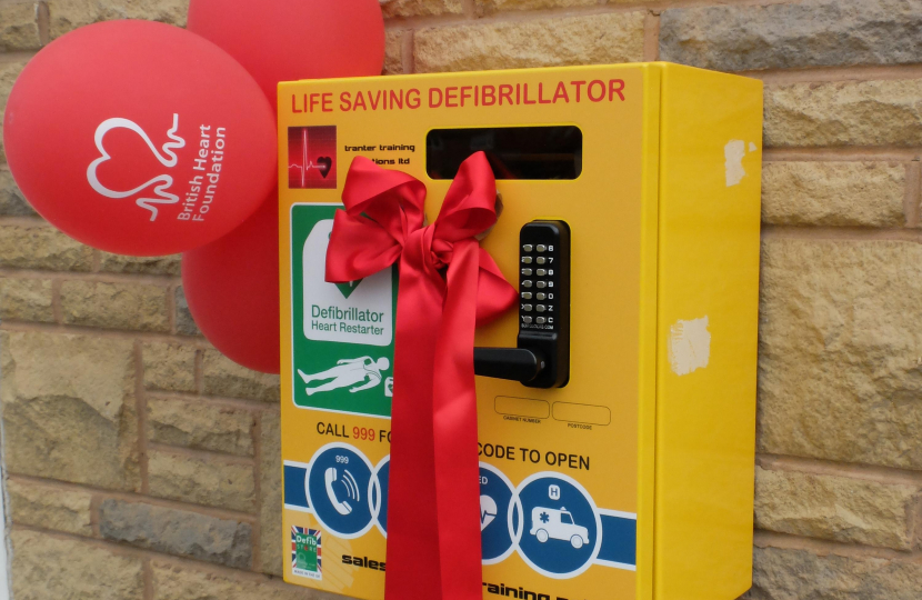 The Defibrillator Unit at Dorridge Methodist Church 