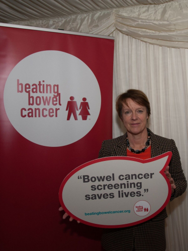 Caroline joined Beating Bowel Cancer in Parliament to raise awareness of their campaign for improved screening
