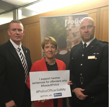 Caroline met with the Police Federation in 2017